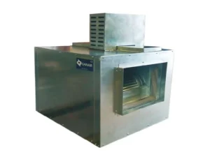 caisson poulie courroie hors flux d'air