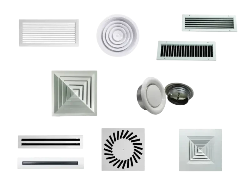 grilles diffuseurs