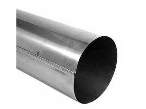 tube lisse galvanisé / inoxydable / noir